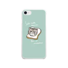ハトヤのパン猫 Soft Clear Smartphone Case