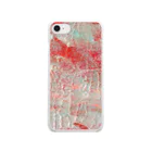 monzocoの赤い水面 Soft Clear Smartphone Case