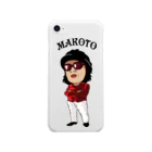 shopマコトのmakoto 50th Soft Clear Smartphone Case