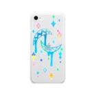 COCO'S GALLERYのギザ歯(iPhone) Soft Clear Smartphone Case