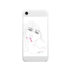 Sunshine_*のLipstick_blood Soft Clear Smartphone Case