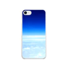 YASAKASAKUの雲の上の空のスマホケース☁ Soft Clear Smartphone Case