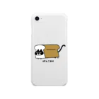 猫かわいいねのぱんこあら Soft Clear Smartphone Case