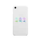 あずの紫陽花グラス Soft Clear Smartphone Case