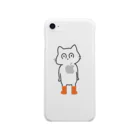 yuchiko63の長靴をはいた猫 Soft Clear Smartphone Case