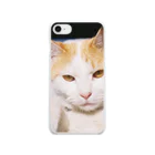 mary's photo shopの琥珀の眼差し Soft Clear Smartphone Case