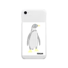 ためしにのモジデペンギン Soft Clear Smartphone Case