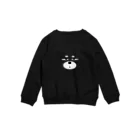 ZooBeeFooのすぴもんイヌ型ビッグフェイスダーク Crew Neck Sweatshirt