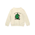 いもむし_イラストレーターのピーマンおことわり Crew Neck Sweatshirt