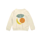 kikiのcloud,sun,moon Crew Neck Sweatshirt