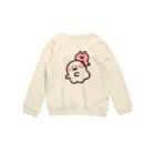 ゆるっと成仏/kanaheiのおばけとネコちゃん Crew Neck Sweatshirt