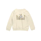 yuka0726のおむつぞうさんとおはな Crew Neck Sweatshirt