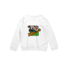 オッジコーヒーのぴえんカエル🐸💦(kids) Crew Neck Sweatshirt