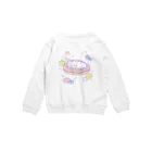 もこはる＊HiNA:＊のゆめねこ　ドーナツでねんねこ Crew Neck Sweatshirt