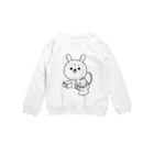 ともぞー(ひねくれうさぎ)のトイレ Crew Neck Sweatshirt