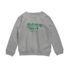 コドモ時々オトナのMororway GREEN Crew Neck Sweatshirt