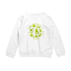 kuralica WAKUWAKU storeのスウェット for Kids／WAKUWAKUサーカス・グリーン Crew Neck Sweatshirt