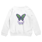 idontknowbutterflyのボクは蝶を知らないTEE Crew Neck Sweatshirt