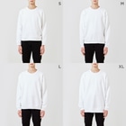 stereovisionのNight of the Living Dead_ロゴ Crew Neck Sweatshirt :model wear (male)