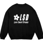 NOIR（ノアール）のLSDフルロゴ　白 Crew Neck Sweatshirt