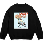 nidan-illustrationの!RIDE! (CARTOON STYLE) スウェット