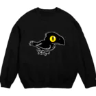 堀越ヨッシーのお店（SUZURI支店）の鴉(カラス) Crew Neck Sweatshirt