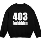 Error Correctionの403 Forbidden Crew Neck Sweatshirt