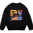 みなとまち層の海のトワイライトな生き物 Crew Neck Sweatshirt