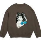 lilyamamのシェルティ：サイングレー Crew Neck Sweatshirt