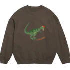 どうぶつYAのディロフォサウルスだぁー！ Crew Neck Sweatshirt