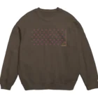 CHOSANAのチラ犬ドットハート Crew Neck Sweatshirt