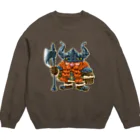 堀越ヨッシーのお店（SUZURI支店）のドワーフの青年 Crew Neck Sweatshirt