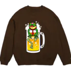 tougakanoe🐸のビール風呂 Crew Neck Sweatshirt