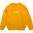 D.U.F STOREのDUFロゴ（白） Crew Neck Sweatshirt