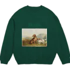 Parallel Imaginary Gift ShopのLakeside Dog Community Park Crew Neck Sweatshirt