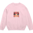 code7の恋をするきらりちゃん Crew Neck Sweatshirt