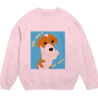 burijinaのコーギー犬 Crew Neck Sweatshirt