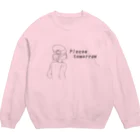 ぴ。 のヘッドホンの女.2 Crew Neck Sweatshirt