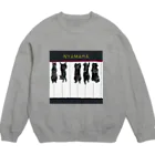 トコロコムギのピアノにゃんこ Crew Neck Sweatshirt