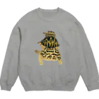 カメの歩みのヒョウモンガメ・ホウシャガメ・ロシアリクガメ Crew Neck Sweatshirt