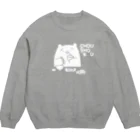 ささきさきじのCHOUSHOKU（白抜き） Crew Neck Sweatshirt