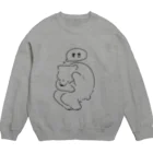 ゆるめんのきみのことが Crew Neck Sweatshirt