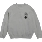 まるコロッ。のウサコロまる・ジャグリング２（小）（線画：黒バージョン） Crew Neck Sweatshirt