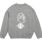 まるコロッ。のウサコロまる・ジャグリング２（線画：白バージョン） Crew Neck Sweatshirt