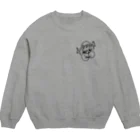 まるコロッ。のウサコロまる・縄跳び（小）（線画：黒バージョン） Crew Neck Sweatshirt