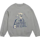 nidan-illustrationの"BITE the HILL" Crew Neck Sweatshirt