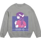 Coffee Beat Your HeartのCoffee Beat Sweat[Blue] Crew Neck Sweatshirt