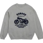 キッズモード某の武骨なバイクデザイン Crew Neck Sweatshirt