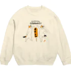 元祖ふとねこ堂のこーんくらいのお団子！ Crew Neck Sweatshirt