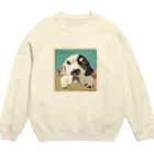 おーあみ避難所のごまお Crew Neck Sweatshirt